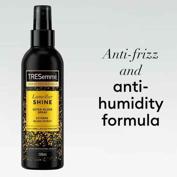 Спрей для укладання волосся Tresemme Lamellar Shine Ultra-Gloss Spray for Shiny Hair 200ml | Зображення 1