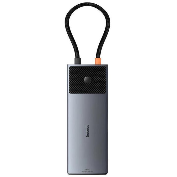 Переходник HUB Baseus Metal Gleam Series II OS 10in1 (B00061800123-00) Cosmic Black | Зображення 1