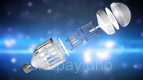 Светодиодная лампа - приманка ловушка для насекомых Zapp Light Е27 цоколь, 220В | Зображення 2