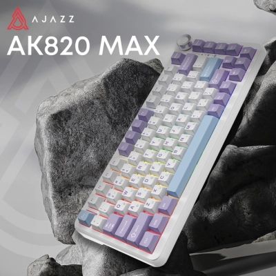 Клавиатура Ajazz AK820 MAX Magnetic Switch RGB USB White (AK820MAX-WM-PWB) | Зображення 2
