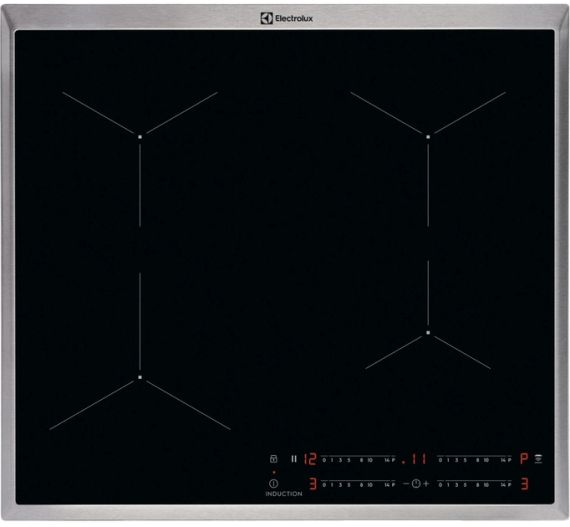 Варочная поверхность Electrolux индукционная, 60см, Hob2Hood, черный (EIT60443X)