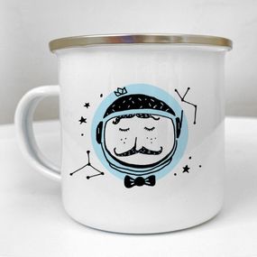 Кружка металлическая Camper Official explorer of space and time 250 мл (KRM_23S019)