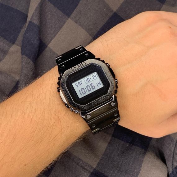 Чоловічий годинник Skmei 1456BK Black | Зображення 7