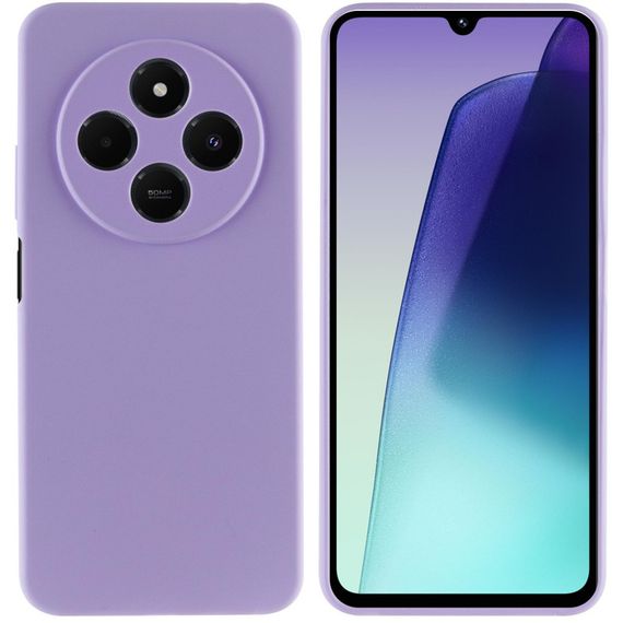 Чехол Silicone Cover Lakshmi Full Camera (AA) для Xiaomi Redmi 14C / Poco C75 Сиреневый / Dasheen | Зображення 2