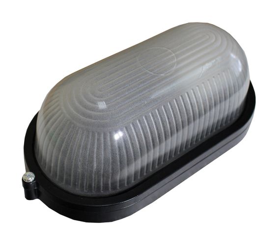 Світильник НПП1401 60W E27 IP65 овал чорний Ny95001184