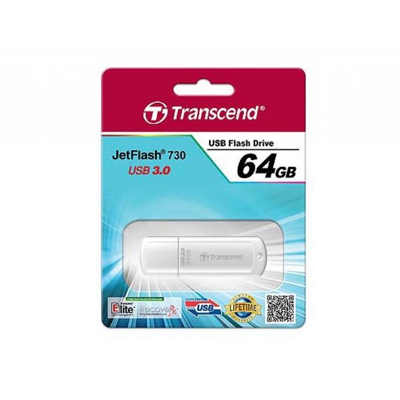 USB флеш накопичувач Transcend 64Gb JetFlash 730 (TS64GJF730) | Зображення 1