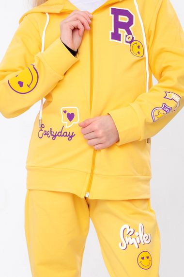 Костюм для дівчинки Носи своє 134 Жовтий (p-8331-148757) | Зображення 2