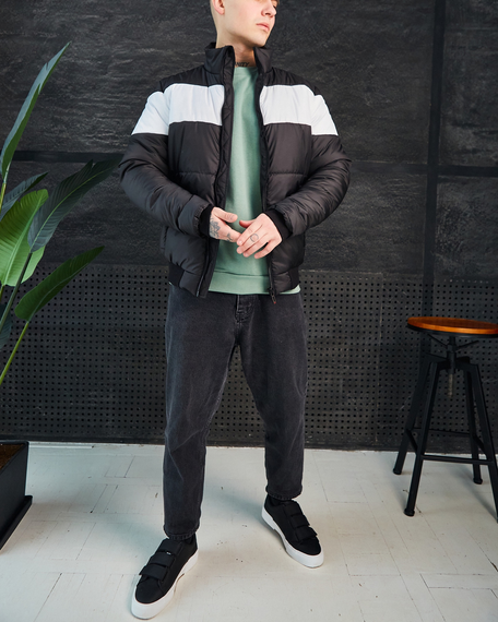 Куртка Лион черно-белый S M | Зображення 3