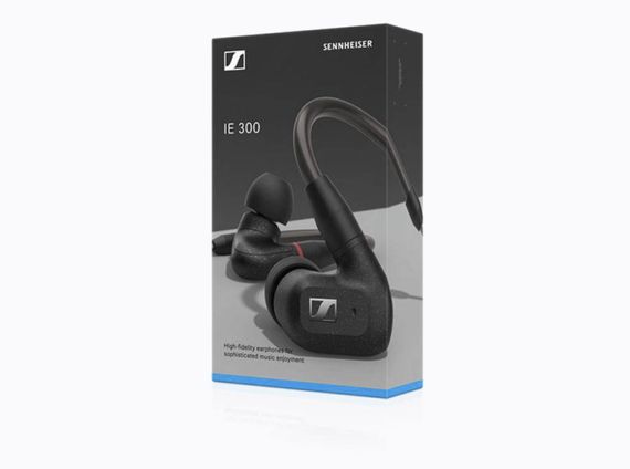 Навушники без мікрофону Sennheiser IE 300 Чорні | Зображення 1