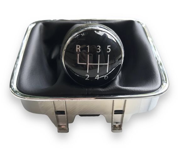 VW Golf + Plus ручка перемикання передач КПП з чохлом і рамкою 6 ступка, 5m0711113t, Фольцваген Гольф Плюс