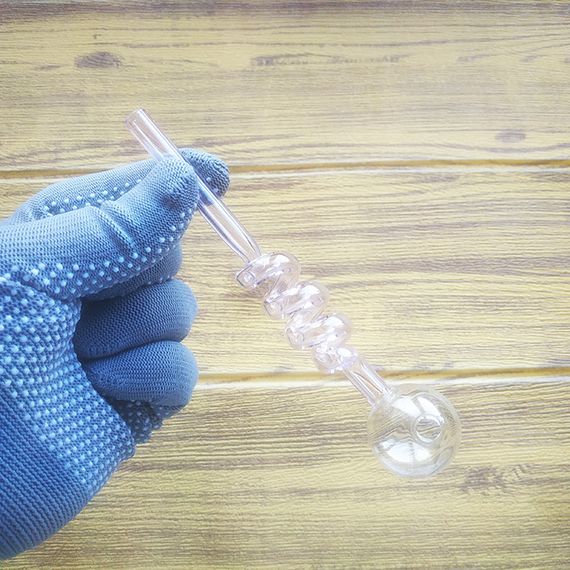 Стеклянная трубка Helix Oil Pink