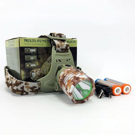 Ліхтарик на голову для роботи 2130-T6 Military, Потужний ліхтар на голову, Ліхтарик на SY-191 голову діодний | Зображення 4