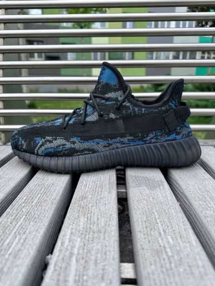 Кросівки Adidas Yeesy Boost 350 Blue / Camo | Зображення 8