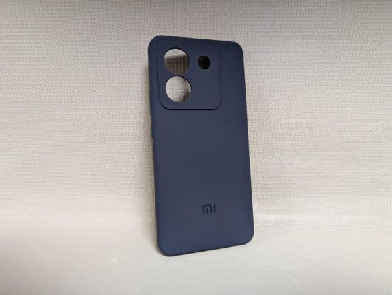 Чохол для Poco M7 Pro / Поко М7 Про, Lakshmi, з логотипом, м'який, протиударний, софт тач, синій