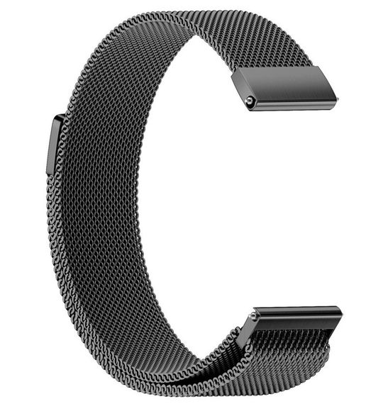 Миланский сетчатый ремешок Primo для часов Samsung Gear Sport (SM-R600) - Black | Зображення 1