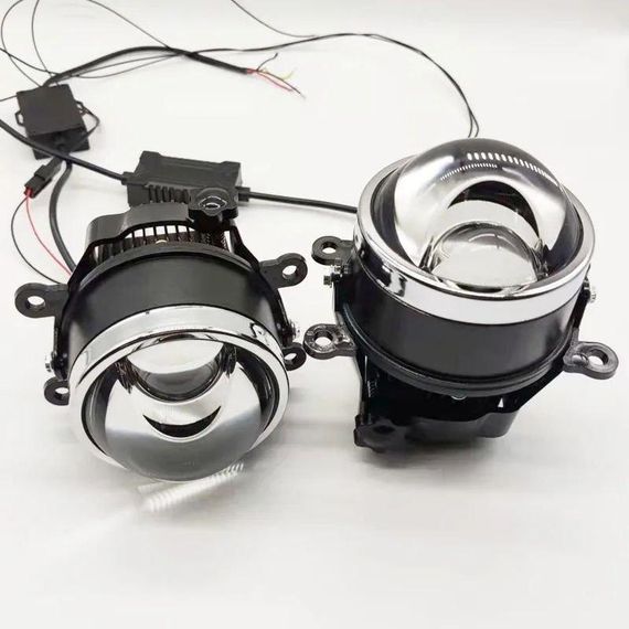 Комплект універсальних протитуманних фар SANVI BI-LED LASER 30/45W (Renault, Citroen, Ford, Mitsubishi, Opel, | Зображення 2