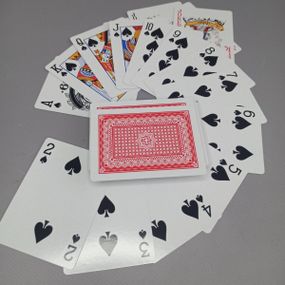 Карты игральные 1 колода 54 карты, пластиковое покрытие