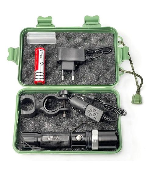 Фонарь тактический Wimpex WX-T8628 99000W аккумуляторный | Зображення 3