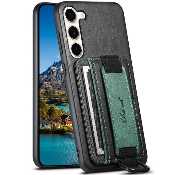 Шкіряний чохол Wallet case and straps для Samsung Galaxy S24 | Зображення 2