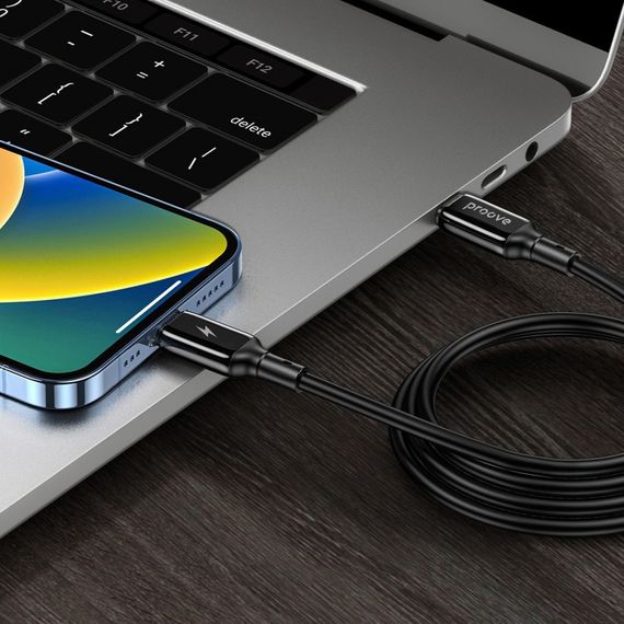 Кабель Proove Flex Type-C to Lightning 27W (1m), Белый, 1.0 м | Зображення 3