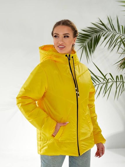 Утеплена куртка, арт.417/1, жовтий | Зображення 2