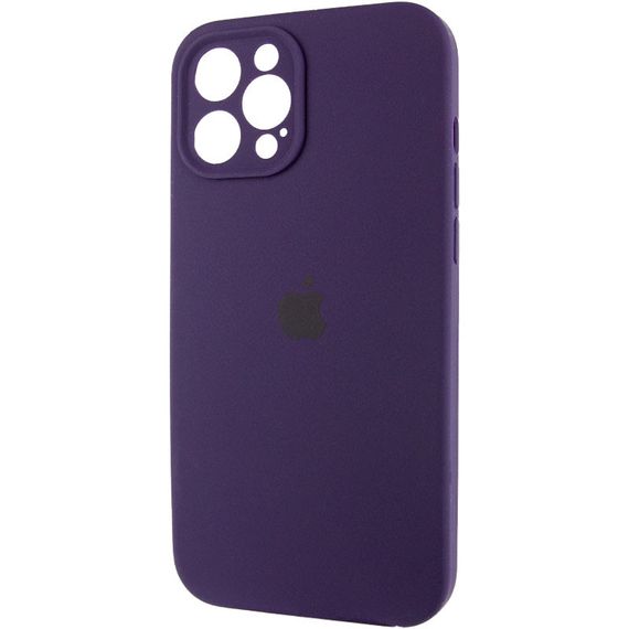 Чехол Silicone Case Full Camera Protective (AA) для Apple iPhone 12 Pro (6.1") Фиолетовый / Elderberry | Зображення 2