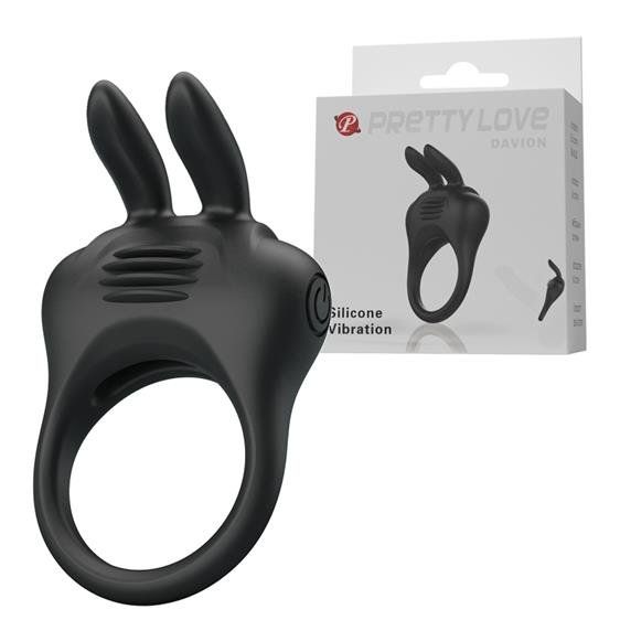 Ерекційне кільце - Pretty Love Davion Penis Ring Black