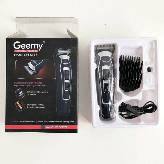Машинка для стрижки GEMEI GM-6115. IK-307 Цвет: синий | Зображення 6