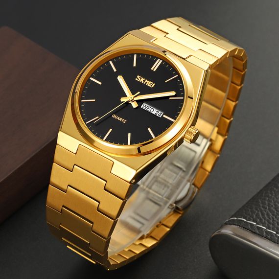 Чоловічий годинник Skmei 9288GDBK Gold-Black | Зображення 2