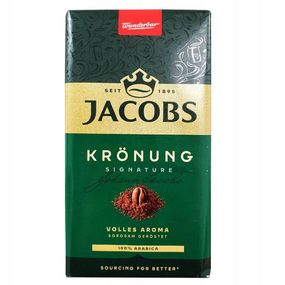 М'яка кава мелена 100% Арабіка Jacobs Kronung, 500г Німеччина