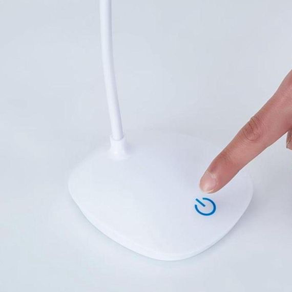 Настільна LED лампа на акумуляторі, з USB, Lova eye Soft light Reading eye lamp / Світлодіодна гнучка лампа з сенсорним керуванням | Зображення 3