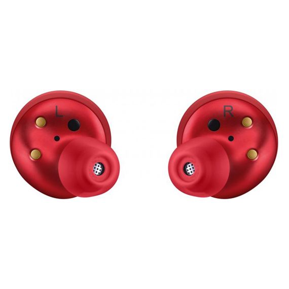 Бездротові навушники, блютуз навушники Samsung Buds + з кейсом. Колір червоний | Зображення 3