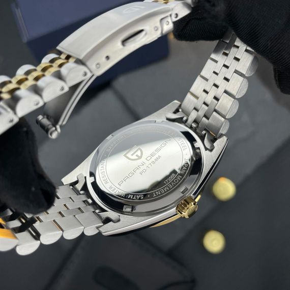 Чоловічий годинник Pagani Design PD-1794M Silver-Gold-Gold | Зображення 6