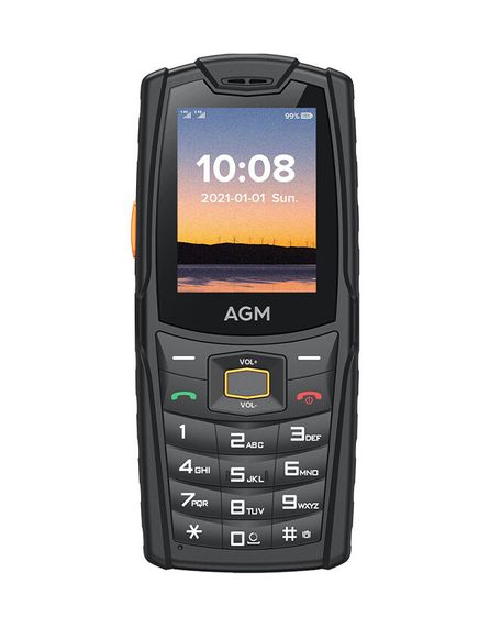 Кнопочный телефон AGM m6 4G LTE black (клавиатура с кириллицей) | Зображення 1