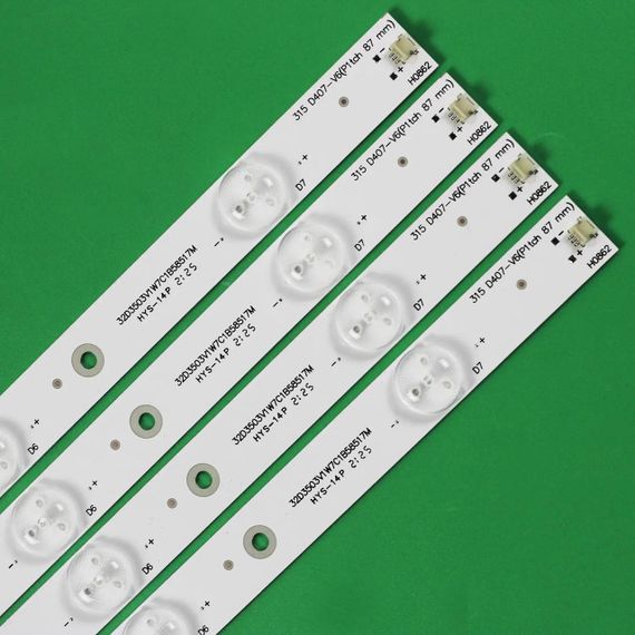 LED підсвітка TV 32" EVERLIGHT LBM320P0701-DK-1(HF)(0) 315 D407-V6(P1tch 87 mm) 32D3503V1W7C1B58517M 4шт. | Зображення 4