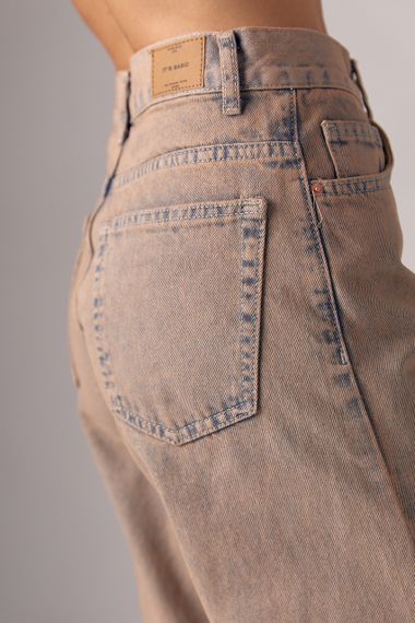 Джинсы baggy со рваными элементами - кофейный цвет, 34р (есть размеры) | Зображення 3
