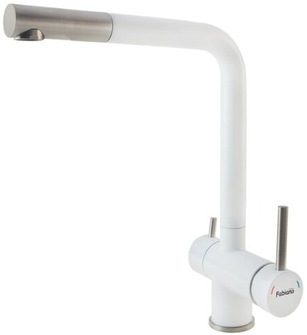Кухонний змішувач Fabiano FKM 31.7 SS Alpine White 8231.401.0229