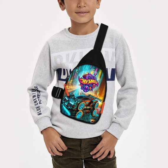 Сумка через плече дитяча Hot Wheels 29х17 см сумка слінг для хлопчика (02251)