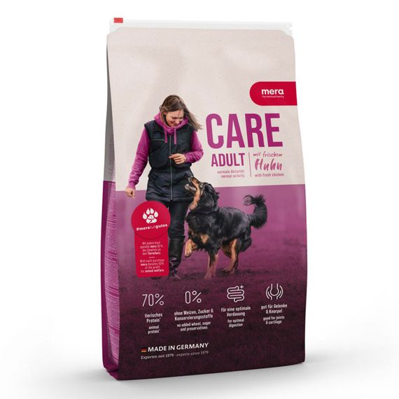 Корм MERA CARE Adult Chicken сухой с курицей для взрослых собак всех пород 1 кг