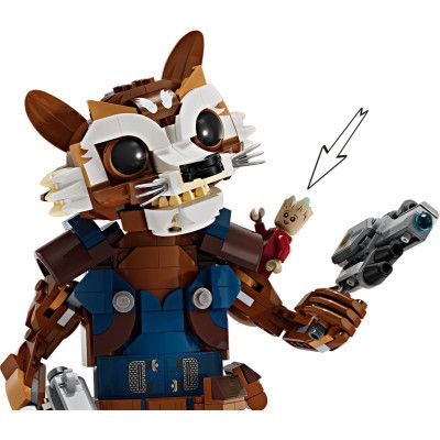 Конструктор LEGO Super Heroes Ракета й малюк Ґрут 566 деталей (76282) | Зображення 3
