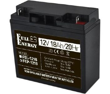 Full Energy FEP-1218 18 А•ч 12В Свинцево-кислотна акумуляторна батарея