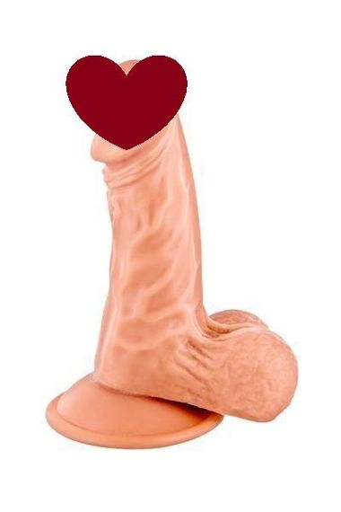 Фалоімітатор Real Body — Real Mike Flesh, TPE, діаметр 3,8 см Sex Aura