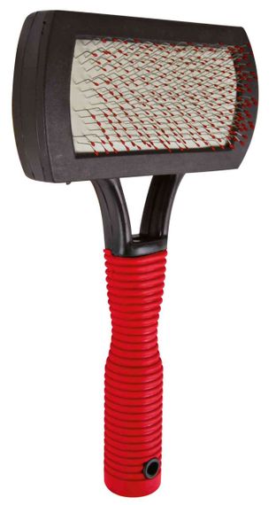 Пуходерка з гумовою ручкою та захисними кульками Trixie | Зображення 2