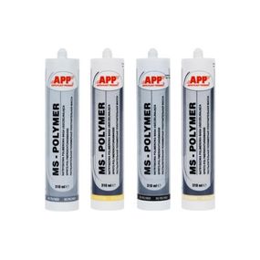 APP  Герметик полімерний MS Polymer, катрідж, жовтий 310 ml