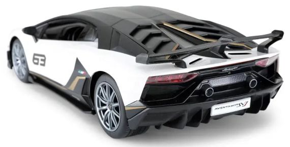 Машинка Rastar Lamborghini Aventador SVJ (96070) на радіокеруванні. 1:14. Білий | Зображення 3