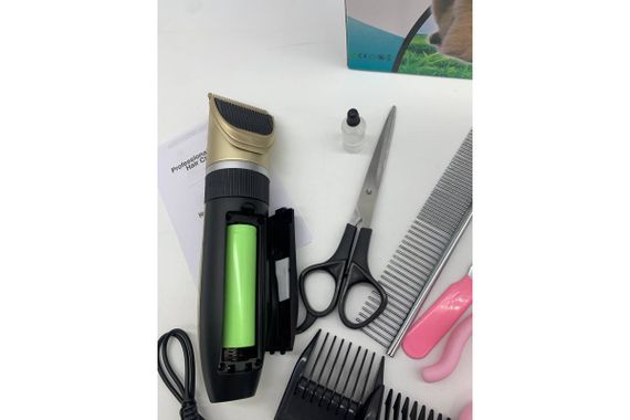 Машинка для стриження собак і кішок Pet Grooming Hair Clipper Kit тример для собак, набір для грумінгу | Зображення 7