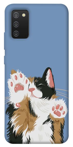 Чохол IBANAN Funny cat для Samsung Galaxy A02s