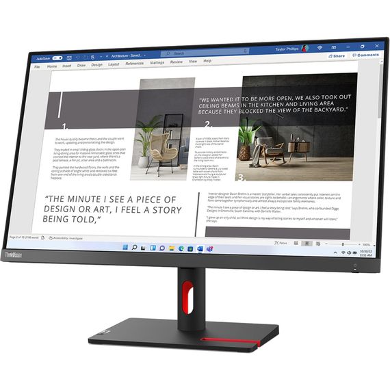 Монітор Lenovo S27i-30 (63DFKAT4UA) | Зображення 2