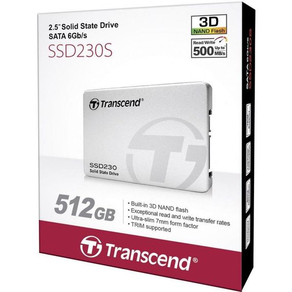 Накопичувач SSD 2.5&quot; 512GB Transcend (TS512GSSD230S) | Зображення 3