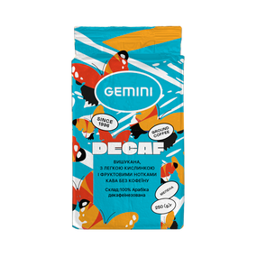 Кава мелена Gemini Decaffeinato 250 г